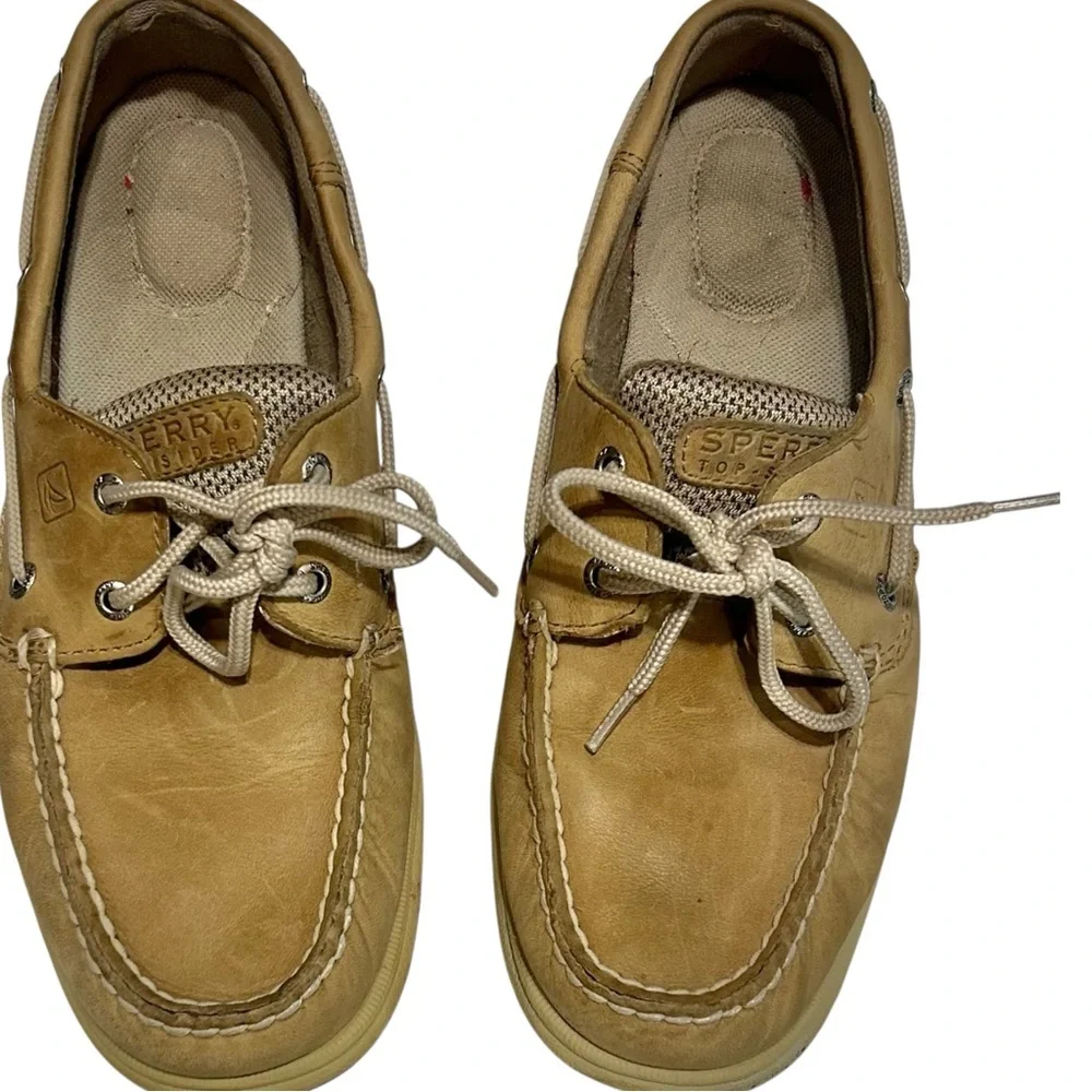 Sperry Tan and Brown Boat Shoes